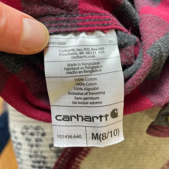 Hooded Carhartt Flannel - Picture 3 of 5